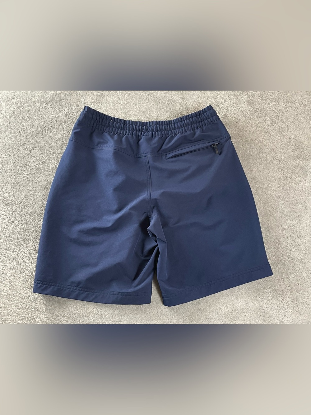 Stretch Tech Go H2O Navy Blue Size M Drawstring Shorts Pockets Elastic Waist - Picture 14 of 14